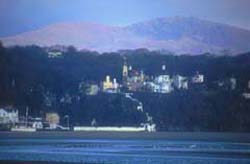 Portmeirion from across the estuary